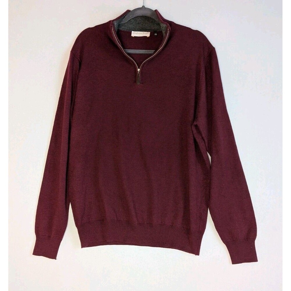 Gianfranco Burani Cashmere Sweater Pull Over Size XXL Lana Blend Casual Mens